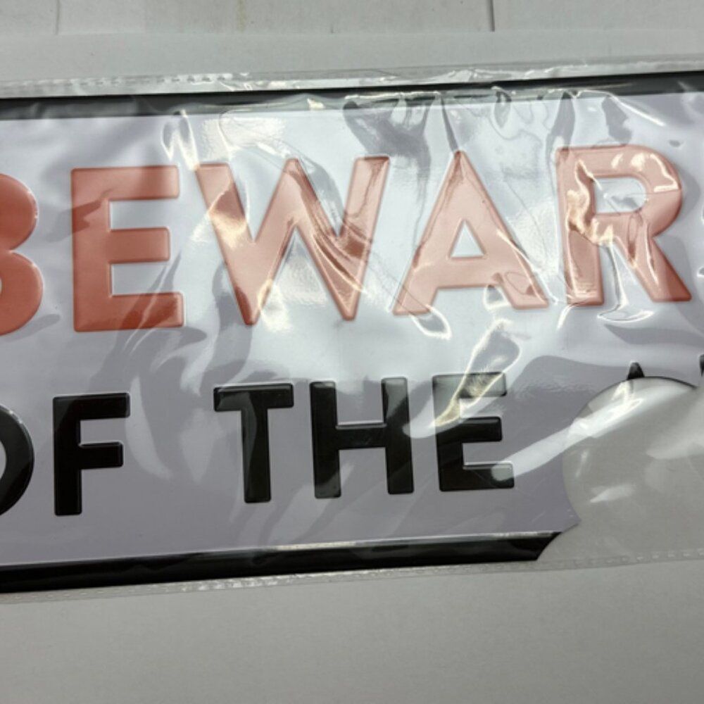Design Group Halloween Themed 'Beware' Metal Sign